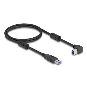   Delock USB 5 Gbps kábel A-típusú apa - B-típusú apa 90  jobbra hajlítva 1 m (DL-81108)