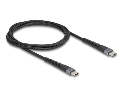 Delock USB 2.0 kábel USB Type-C  apa - apa meghosszabbított hajlítás védelemmel 60 W 1 m