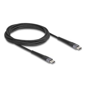   Delock USB 2.0 kábel USB Type-C  apa - apa meghosszabbított hajlítás védelemmel 60 W 2 m (DL-81125)