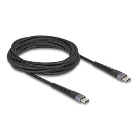  Delock USB 2.0 kábel USB Type-C  apa - apa meghosszabbított hajlítás védelemmel 60 W 3 m (DL-81126)