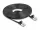 Delock RJ45 lapos patch kábelcsatlakozó a dugóhoz Cat.6A U/FTP 5 m fekete (DL-81167)
