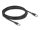 Delock USB 2.0 kábel USB Type-C  dugó - dugó PD 3.0 60 W 4 m fekete Szilikon