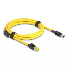   Delock kábel RJ45 dugó Cat.6-Mini I/O 8 tűs D-alakú 2-es típusú dugó 2 m sárga (DL-81251)