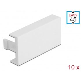   Delock Easy 45 modul takaró lemez 45 x 22,5 mm 10 db. fehér (DL-81301)