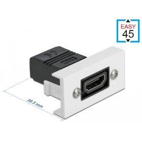 Delock Easy 45 HDMI modul egyenes, 22,5 x 45 mm (DL-81303)