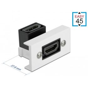   Delock Easy 45 HDMI modul 90  hajlított 22,5 x 45 mm (DL-81304)