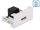 Delock Easy 45 modul A-típusú 2.0 USB anya - RJ45 anya port 22,5 x 45 mm