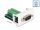 Delock Easy 45 modul VGA férfi 16 tűs csatlakozóblokkba 22,5 x 45 mm
