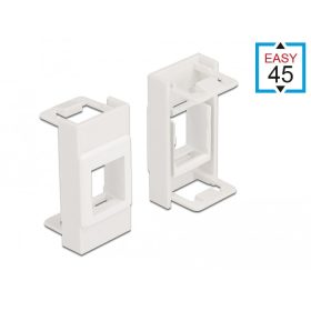   Delock Easy 45 Modul Keystone tartó 22,5 x 45 mm, fehér (DL-81353)