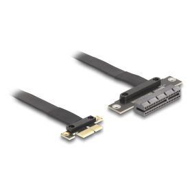   Delock Riser kártya PCI Express 3.0 x1 x1-es apa x4-es bővítőhelyre, 30 cm-es kábellel (DL-81495)