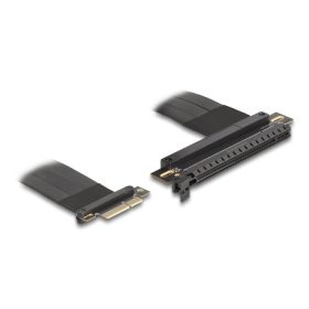   Delock Riser kártya PCI Express 3.0 x4 x4 apa x16 foglalatba, 30 cm-es kábellel (DL-81498)