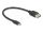 Delock USB 2.0 kábel EASY USB Type Micro apa - EASY USB Type-A anya 0,2 m