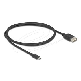   Delock USB 2.0 kábel EASY USB Type Micro apa - EASY USB Type-A anya 1 m (DL-81518)