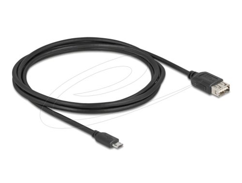 Delock USB 2.0 kábel EASY USB Type Micro apa - EASY USB Type-A anya 2 m
