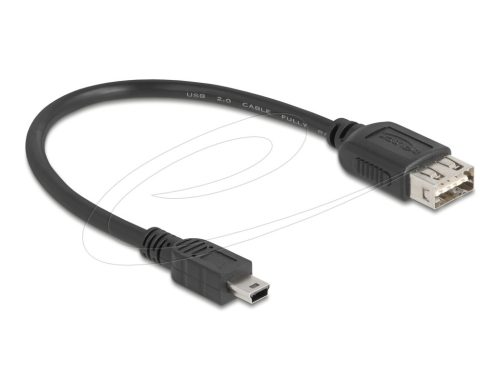 Delock USB 2.0 kábel USB Type Mini-B apa - EASY USB Type-A anya 0,2 m
