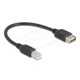   Delock USB 2.0 kábel USB Type-B apa - EASY USB Type-A anya 0,2 m (DL-81528)