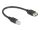 Delock USB 2.0 kábel USB Type-B apa - EASY USB Type-A anya 0,2 m