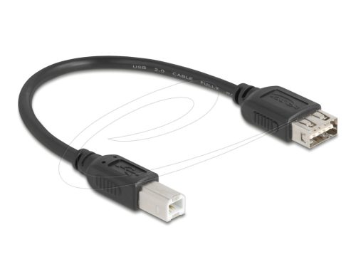 Delock USB 2.0 kábel USB Type-B apa - EASY USB Type-A anya 0,2 m