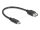 Delock USB 2.0 kábel USB Type-C  apa   EASY USB Type-A anya, 0,2 m