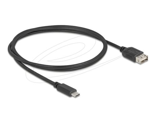 Delock USB 2.0 kábel USB Type-C  apa - EASY USB Type-A anya 1 m