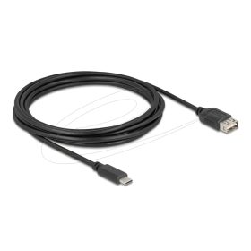   Delock USB 2.0 kábel USB Type-C  apa   EASY USB Type-A anya, 3 m (DL-81538)
