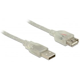   Delock USB 2.0-s bővítőkábel A-típusú csatlakozódugóval > USB 2.0-s, A-típusú csatlakozóhüvellyel, 0 (DL-82244)