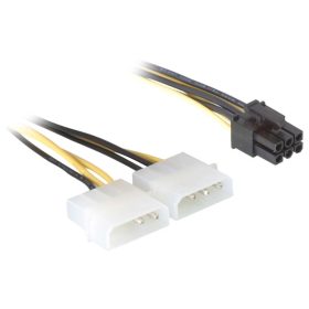   Delock hálózati kábel, PCI Express kártyákhoz, 15cm (DL-82315)