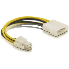 Delock P4 apa   MOLEX 4 tűs apa, kábel (DL-82391)