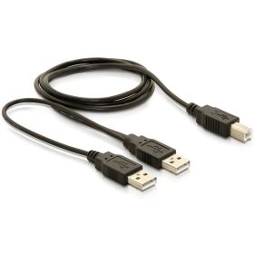   Delock USB 2.0-B   USB-A hálózati + hálózati/adat kábel (DL-82394)