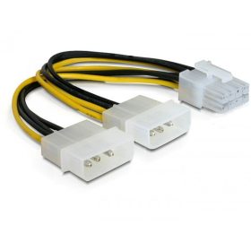   Delock PCI Expressz 8 pin -  2 db molex tápátalakító (DL-82397)