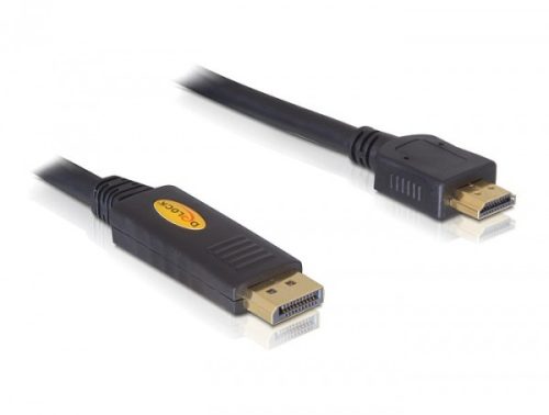 Delock Displayport apa > HDMI apa kábel 3m