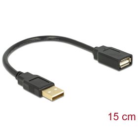   Delock USB 2.0 A-A 15cm apa-anya hosszabbítókábel (DL-82457)