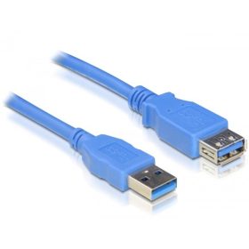 Delock USB3.0-A (apa/anya), 1 méteres kábel (DL-82538)