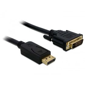   Delock Displayport - DVI 24+1 kábel, apa - apa 5,0m (DL-82593)