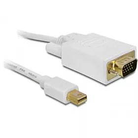   Delock mini Displayport - 15 tűs VGA apa kábel, 1m (DL-82639)
