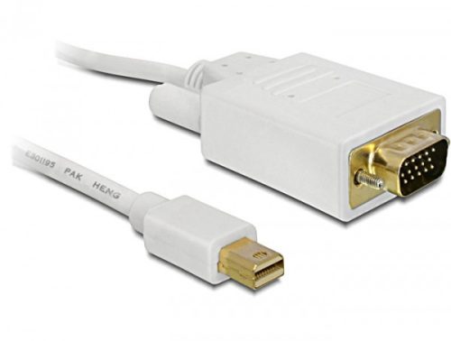 Delock mini Displayport - 15 tűs VGA apa kábel, 1m