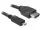 Delock High Speed HDMI Ethernet kábel A/D - A apa/apa 1,0m (DL-82661)