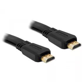   Delock High Speed HDMI Ethernet kábel - A apa/apa 1,0m lapos (DL-82669)