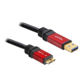   Delock USB 3.0-A > mikro-B apa / apa, 1 m prémium kábel (DL-82760)