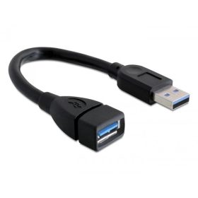   Delock hosszabbító kábel, USB 3.0 A-A 15 cm apa / anya (DL-82776)