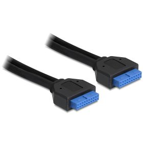   Delock kábel USB 3.0 tűs fejléc anya / anya 45 cm (DL-83124)