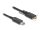 Delock Aktív optikai kábel USB 10 Gbps-A apa - USB Type-C  apa csatlakozó csavarokkal az oldalain, 5 m