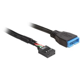   Delock USB 2.0 pin fejes anya > USB 3.0 pin fejes apa kábel (DL-83281)