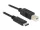 Delock Kábel USB Type-C  2.0 dugó > USB 2.0 B-típusú dugó 0,5 m fekete (DL-83328)