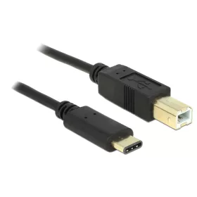   Delock Kábel USB Type-C  2.0 dugó > USB 2.0 B-típusú dugó 2,0 m fekete (DL-83330)