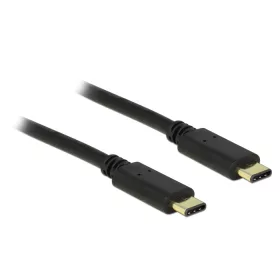   Delock Kábel USB Type-C  2.0 dugó > USB Type-C  2.0 dugó 2,0 m fekete (DL-83332)