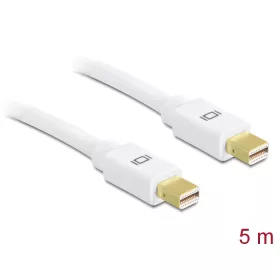   Delock Kábel Mini Displayport 1.2 dugó > Mini Displayport dugó 4K 5,0 m (DL-83456)