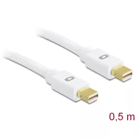   Delock Kábel Mini Displayport 1.2 dugó > Mini Displayport dugó 4K 0,5 m (DL-83471)