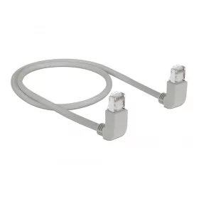   Delock M12 X-kódolt adapter 8 tűs apa - RJ45 anya Cat.5e beszerelő mélyedéssel, 90 -ban hajlított, zöld színű (DL-83513)