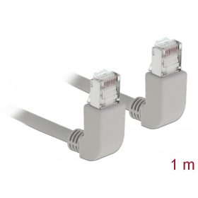   Delock Hálózati kábel RJ45 Cat.6A S/FTP felfelé néző / felfelé néző 1 m (DL-83517)